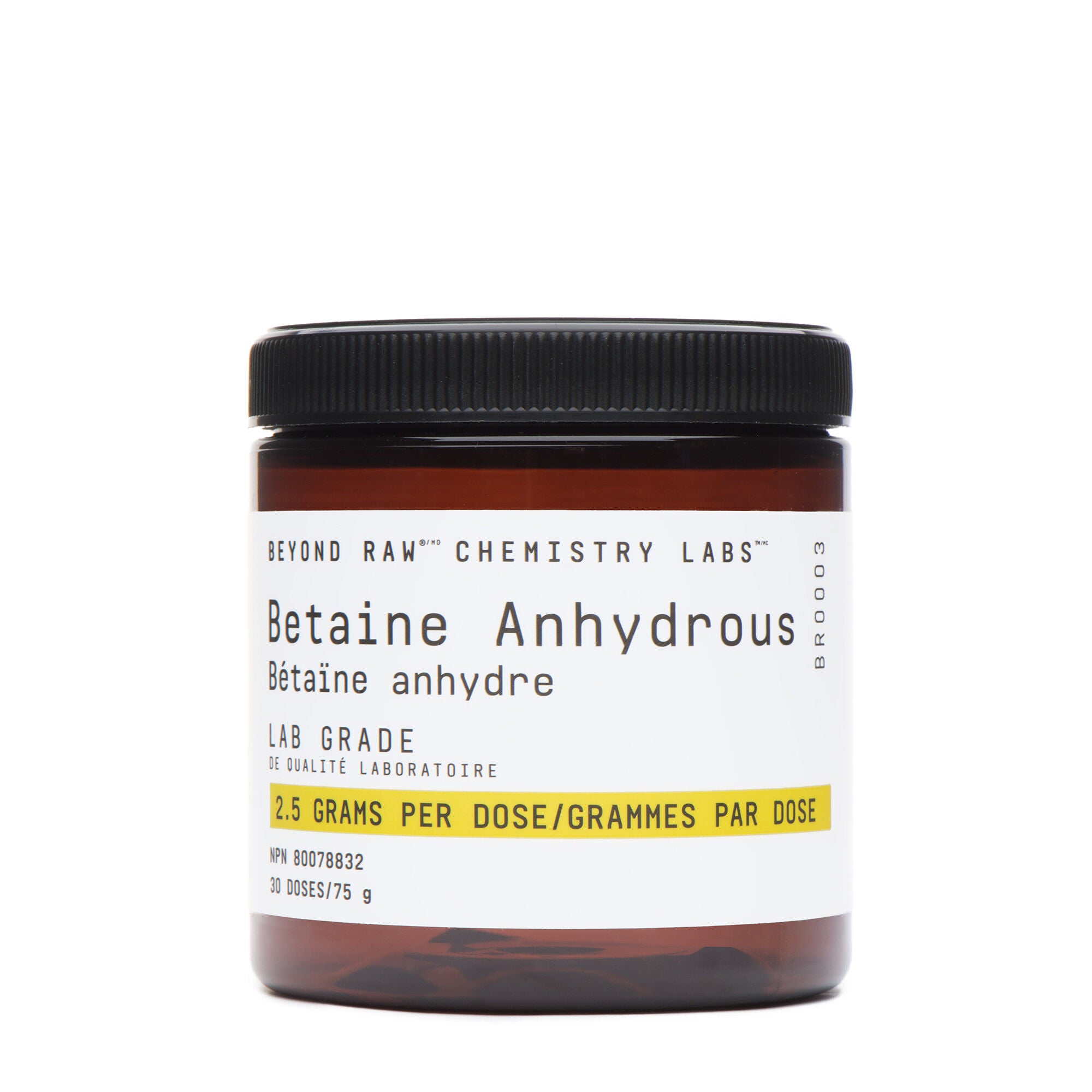 B&eacute;ta&iuml;ne anhydre Chemistry LabsMC  | GNC
